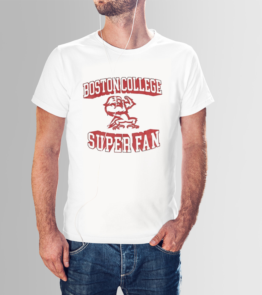 Boston College Eagles Super Fan Fierce Mascot T-Shirt