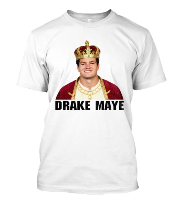 Drake Maye King Black Series New England Patriots NFL Football 2025 T-Shirt
