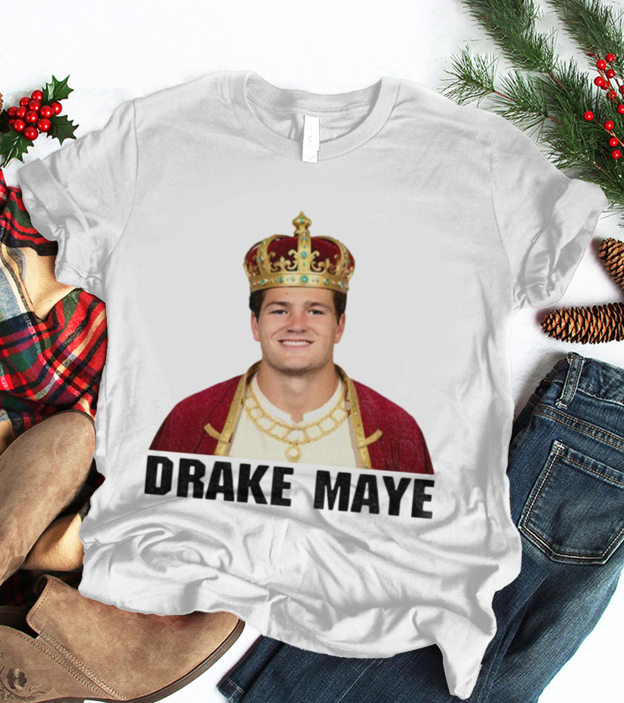 Drake Maye King Black Series New England Patriots NFL Football 2025 T-Shirt