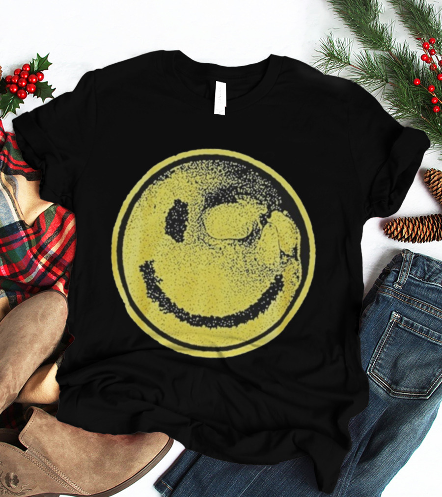 Against Me! Mandatory Happiness Yellow Smiley Face T-Shirt