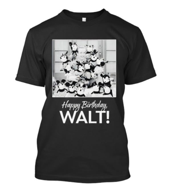 Happy Birthday Walt Disney Mickey Mouse Celebration T-Shirt