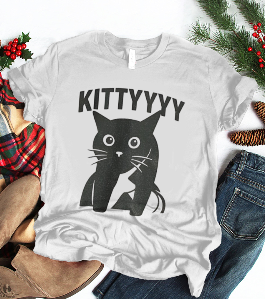 KITTTYYYY Funny Twitch Cat Meme T-Shirt