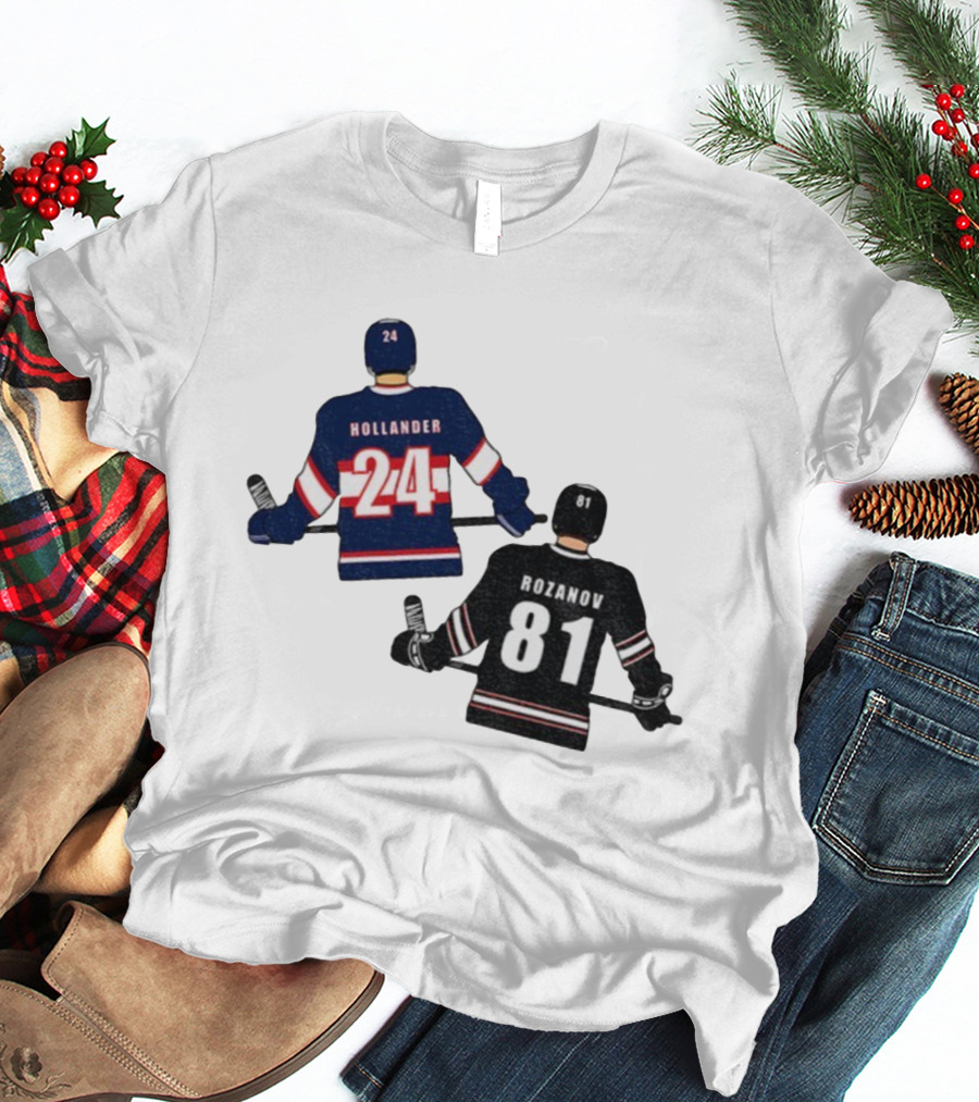Hollander 24 Rozanov 81 Heated Rivalry Hockey Jersey Showdown T-Shirt
