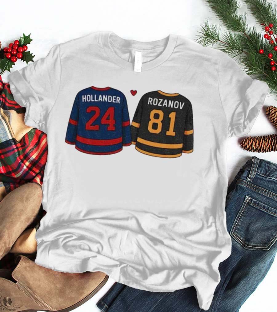 Hollander 24 Rozanov 81 Heated Rivalry Hockey Lovers T-Shirt