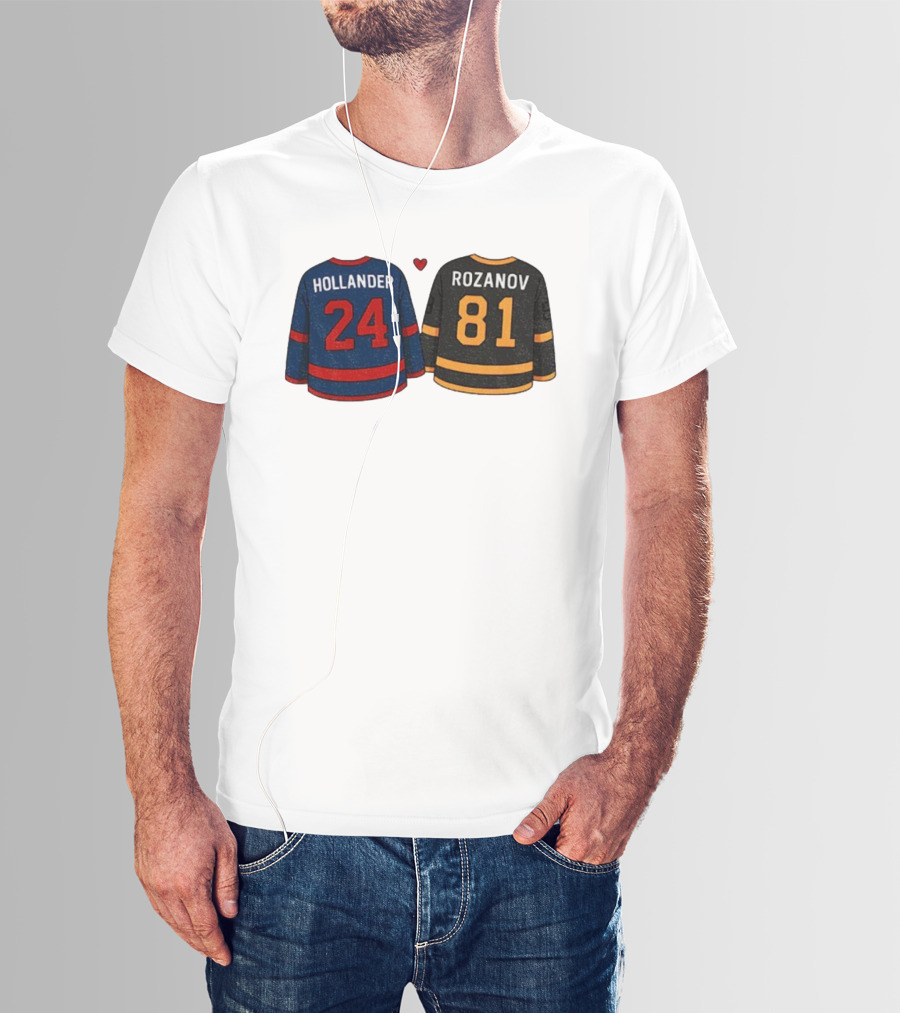 Hollander 24 Rozanov 81 Heated Rivalry Hockey Lovers T-Shirt
