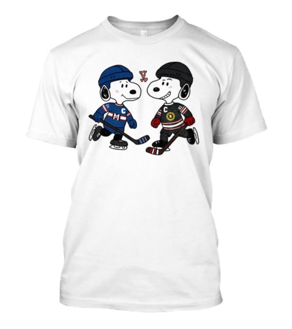 Shane Hollander Ilya Rozanov Snoopy Hockey Rivalry LGBT Hearts T-Shirt