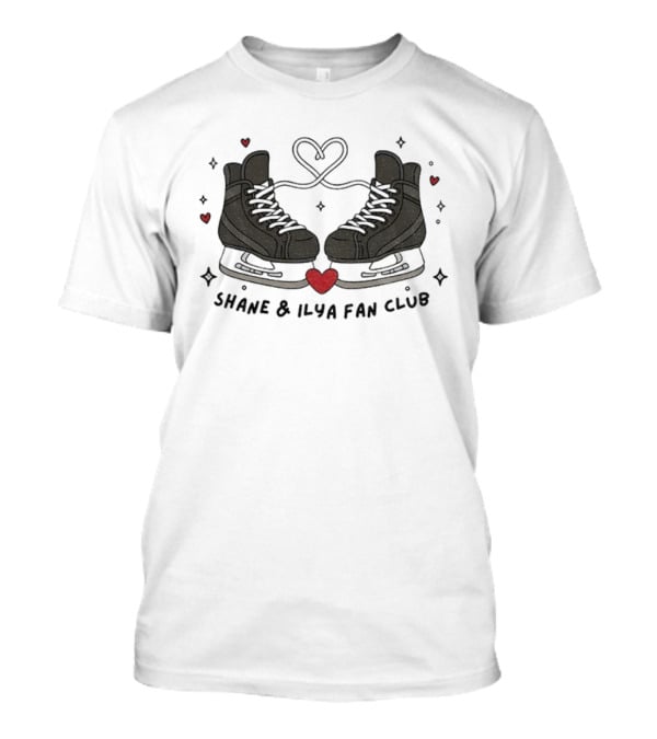 Shane Ilya Heated Rivalry Hockey Shoes Fan Club Heart T-Shirt