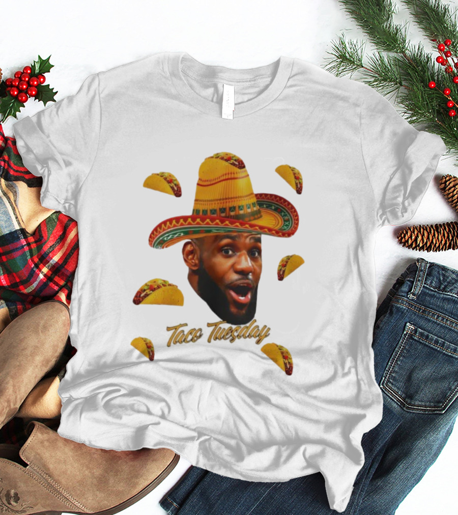 Taco Bell LeBron James Sombrero Taco Tuesday T-Shirt