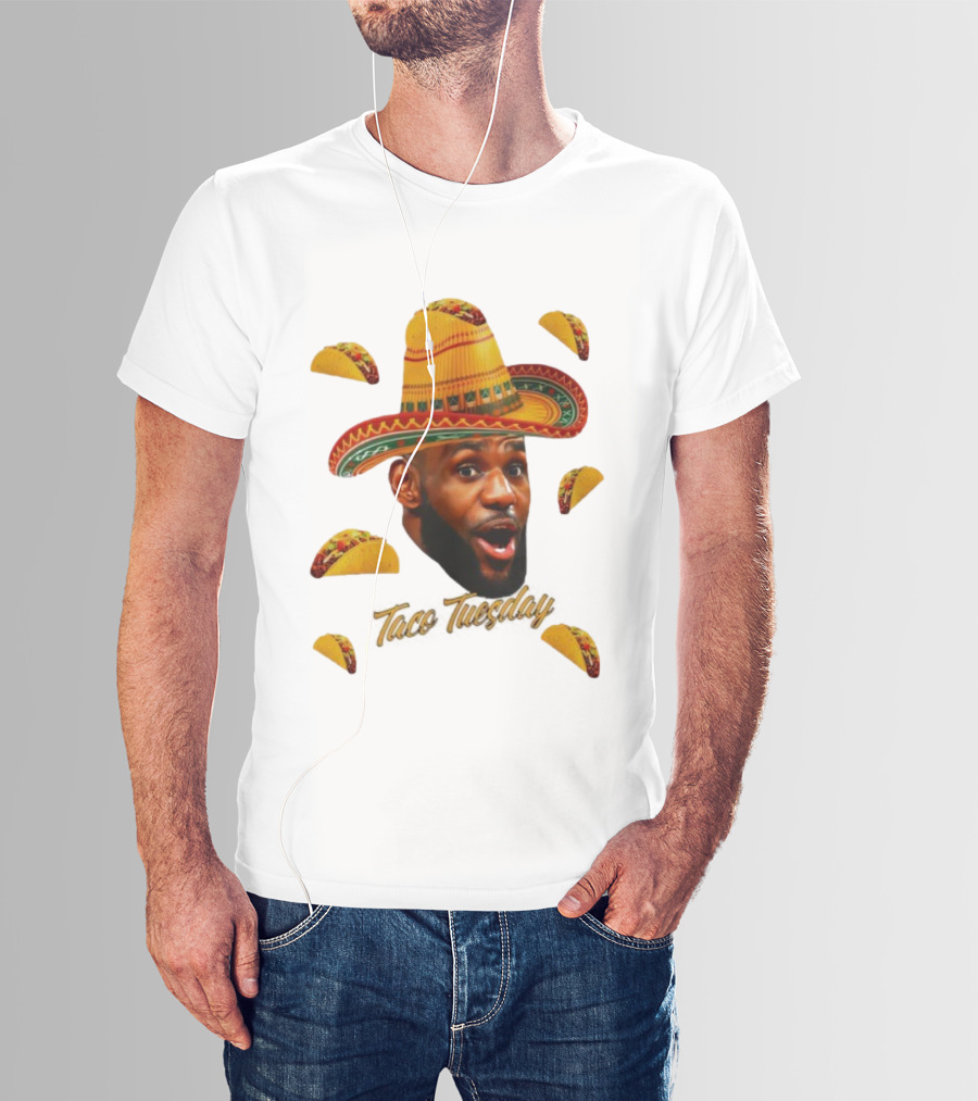 Taco Bell LeBron James Sombrero Taco Tuesday T-Shirt