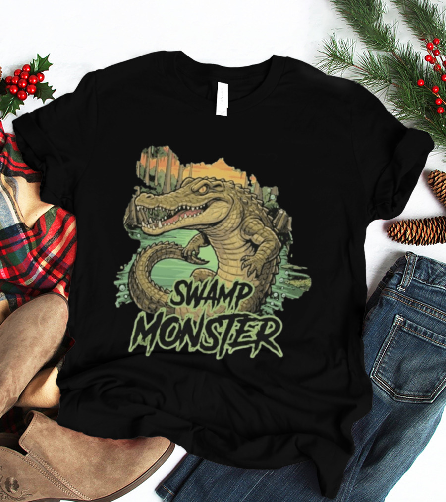 RAWWFISHING Swamp Monster Gator T-Shirt