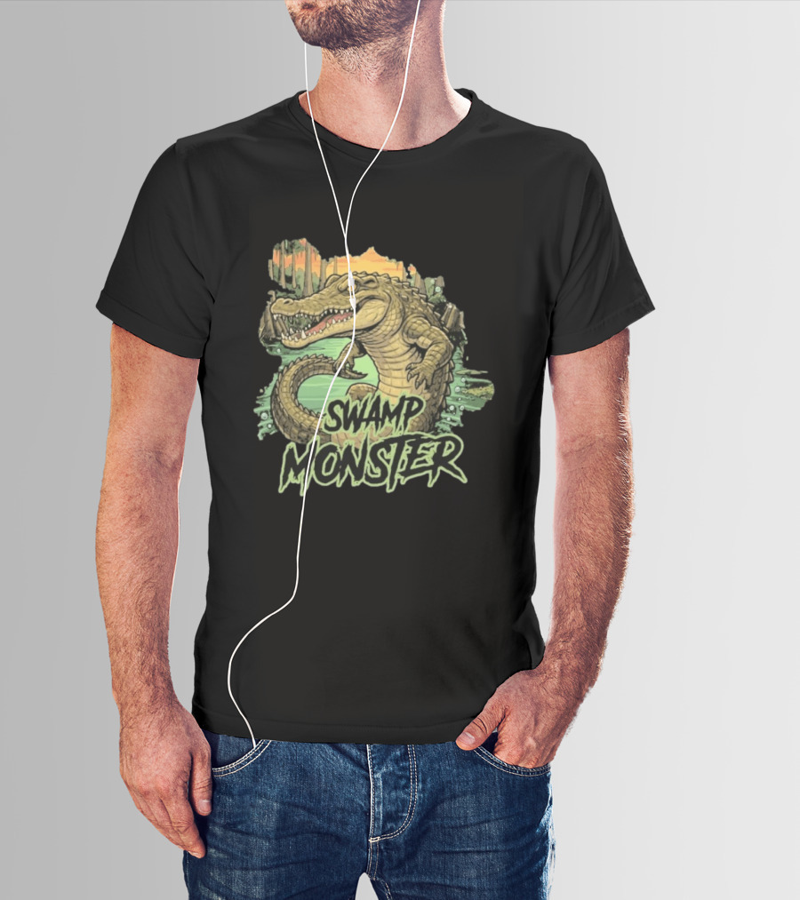RAWWFISHING Swamp Monster Gator T-Shirt