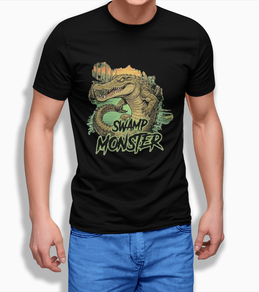 RAWWFISHING Swamp Monster Gator T-Shirt