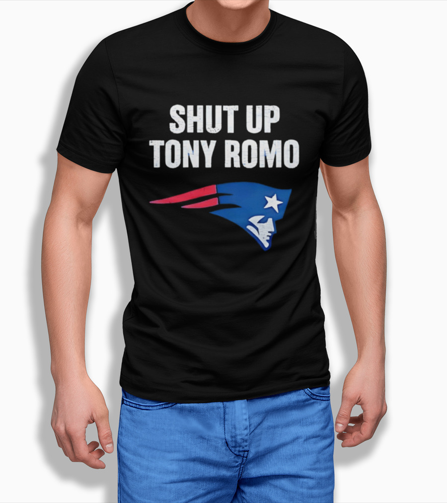Shut Up Tony Romo New England Patriots T-Shirt