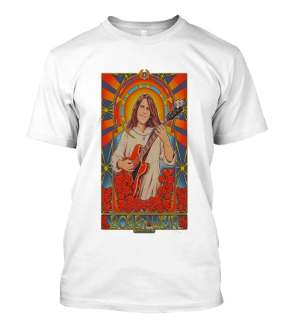 Bobby Weir 1947 2026 NFA Roses Psychedelic Art Nouveau T-Shirt