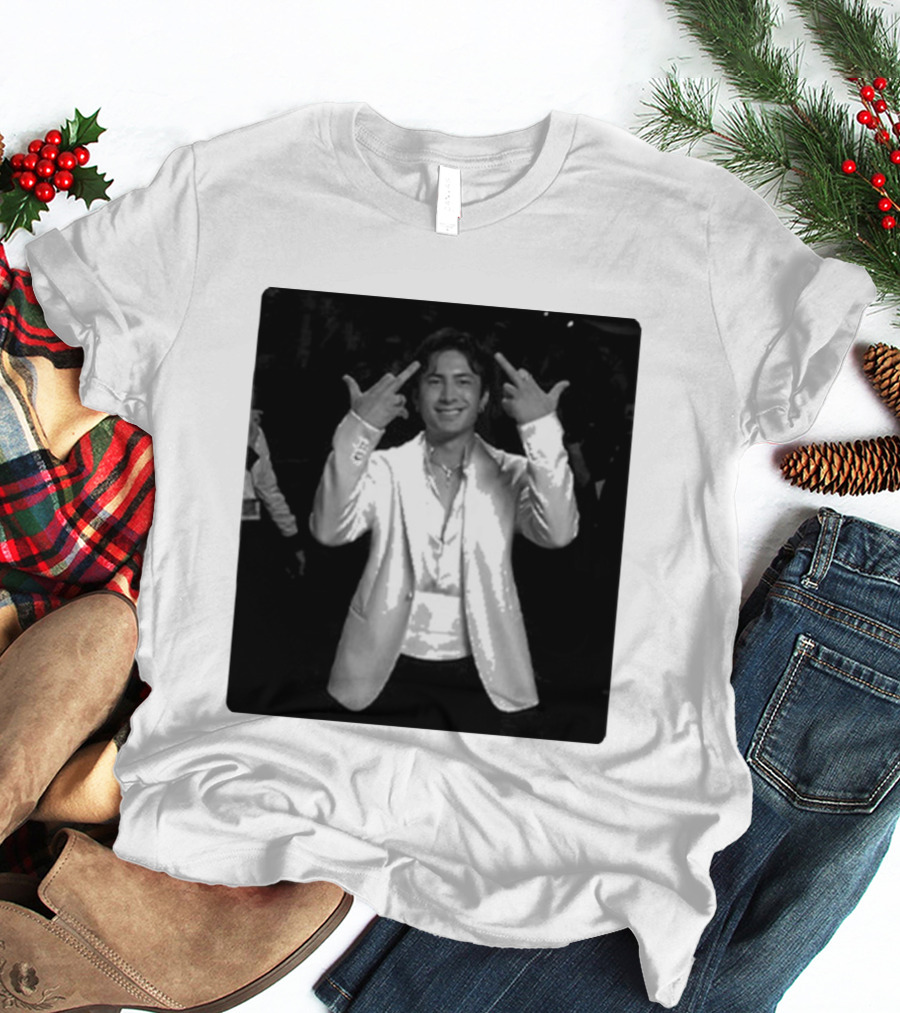 Hudson Williams Glambot Heated Rivalry Jacket Gesture T-Shirt