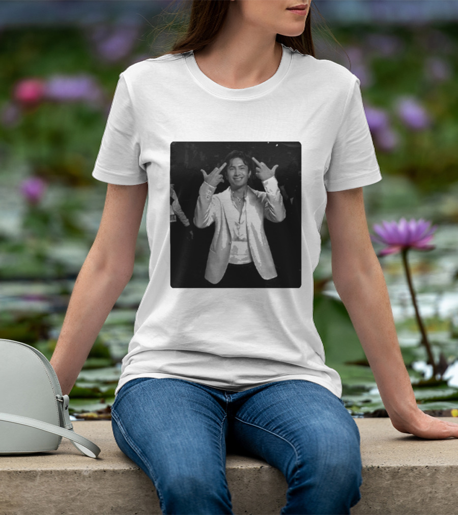 Hudson Williams Glambot Heated Rivalry Jacket Gesture T-Shirt