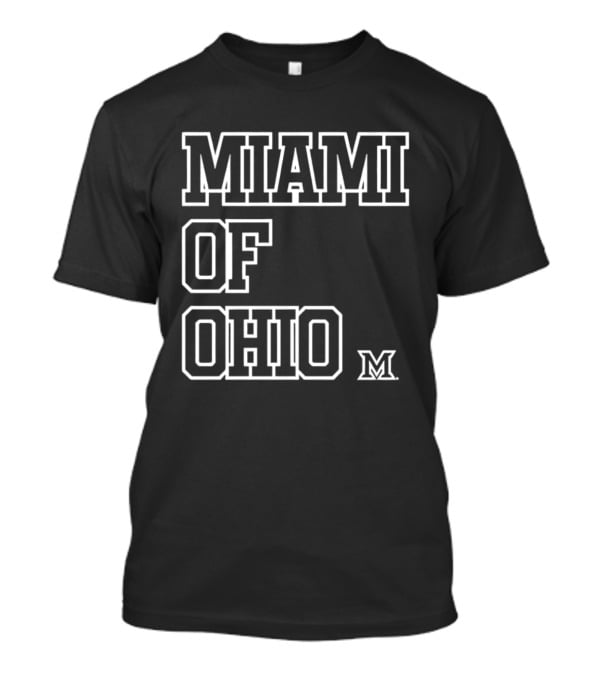 Miami RedHawks Miami Of Ohio M Logo XXL T-Shirt