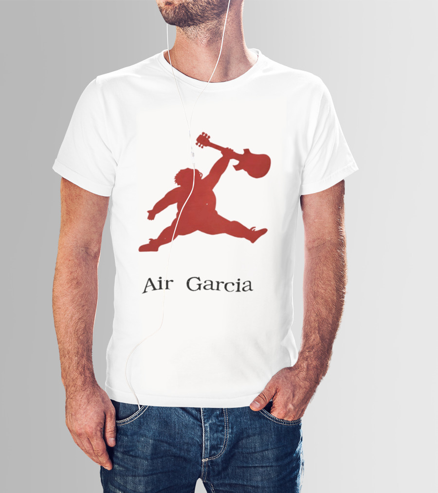 Air Garcia Jerry Garcia Silhouette Iconic Rock Legend T-Shirt