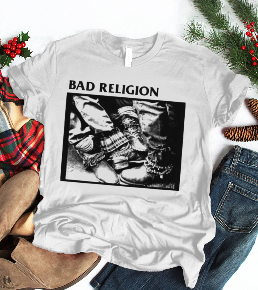 Bad Religion 80 85 Tour Punk Boots Denim Chains 2026 T-Shirt