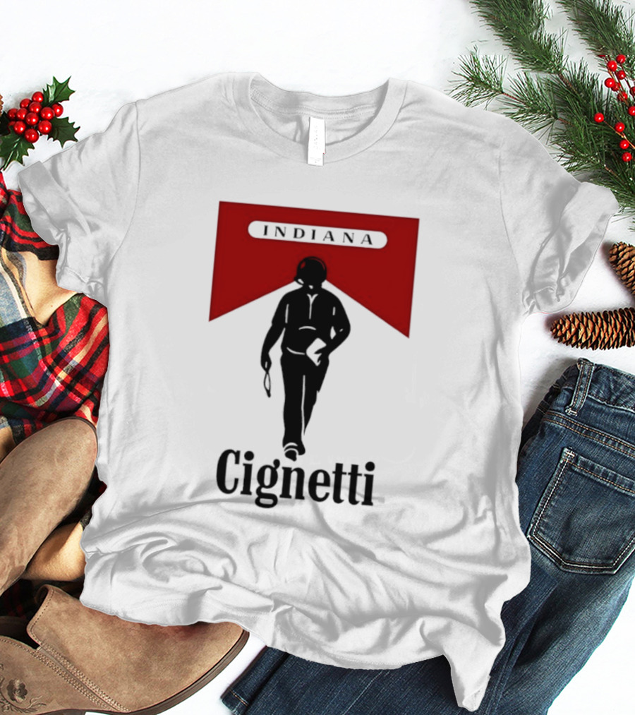 Indiana Cignetti Coach Marlboro Cigarette T-Shirt