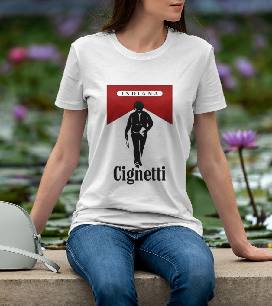 Indiana Cignetti Coach Marlboro Cigarette T-Shirt