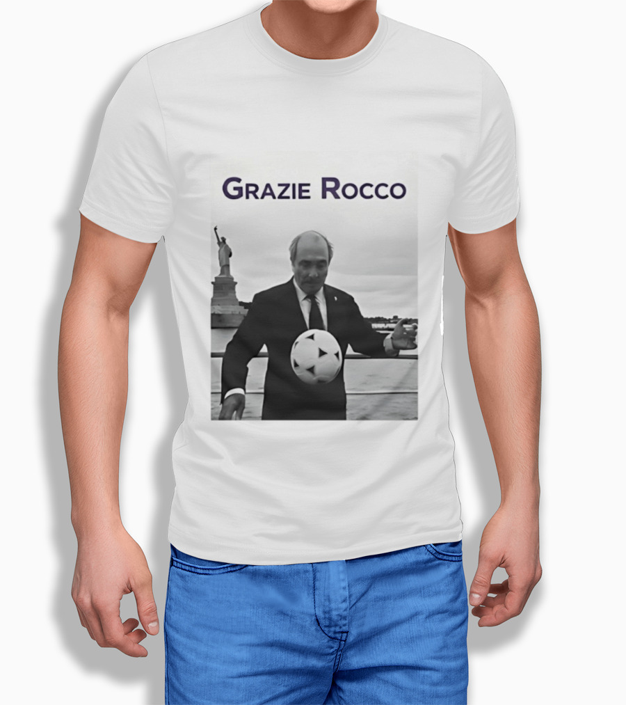 Grazie Rocco Commisso Statue Of Liberty Soccer T-Shirt
