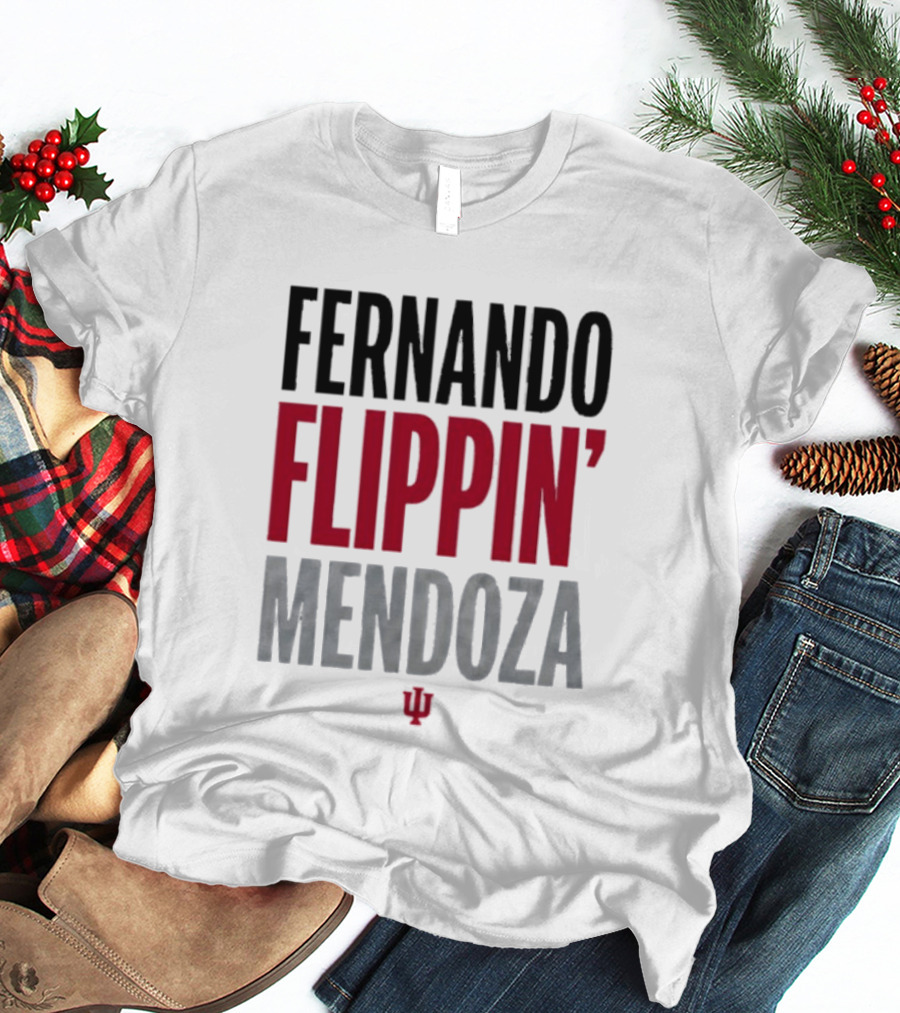 Fernando Mendoza Flippin' Indiana Hoosiers T-Shirt