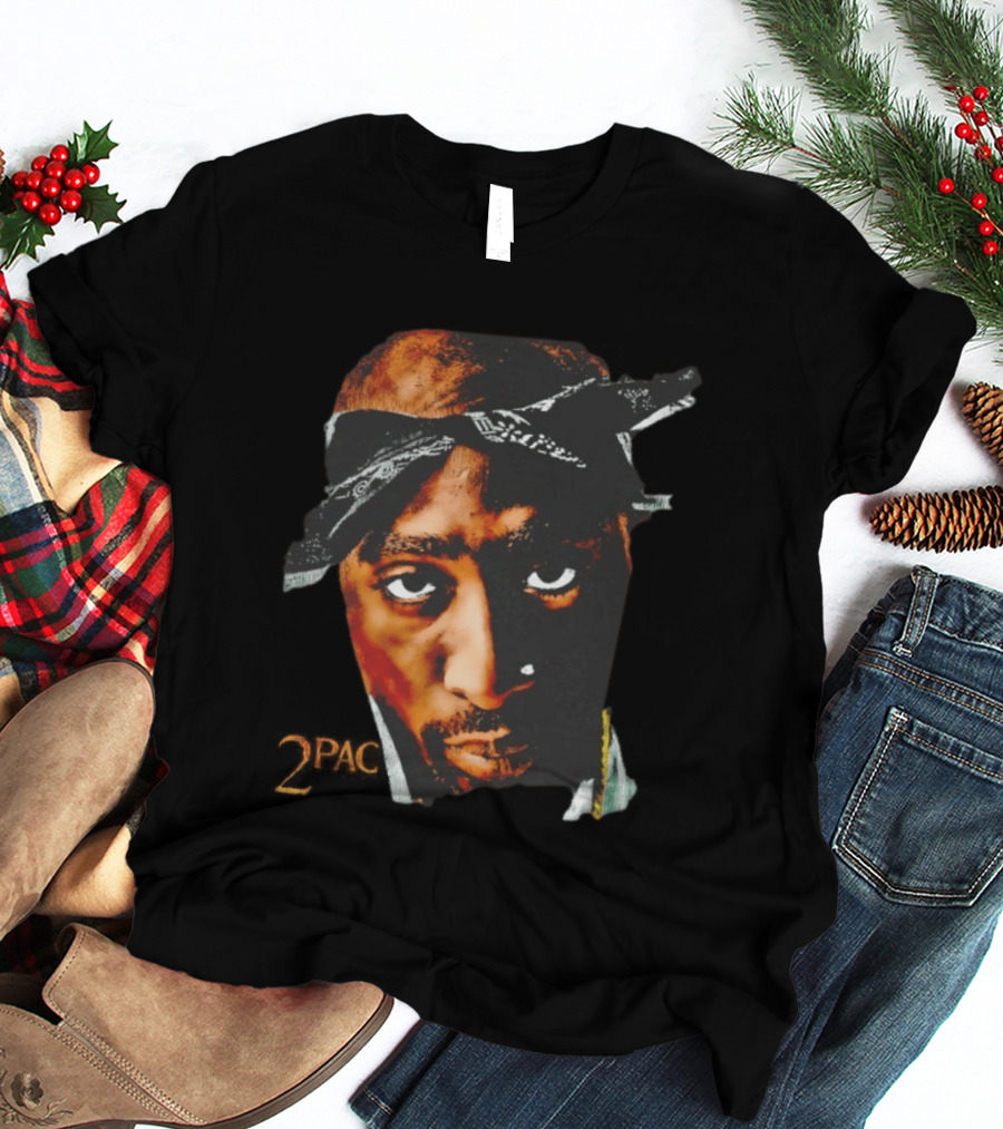 2Pac Bandana Style Face T-Shirt