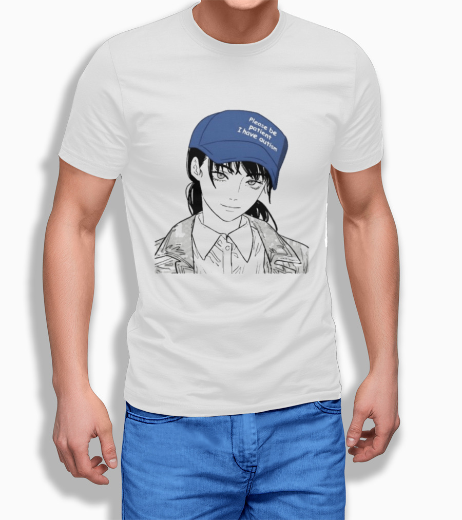 Please Be Patient I Have Autism Manga Chainsaw Girl Hat T-Shirt