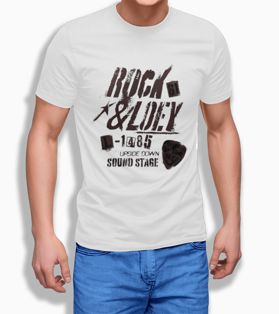 Rock 61 And Loey 1985 Upside Down Sound Stage T-Shirt