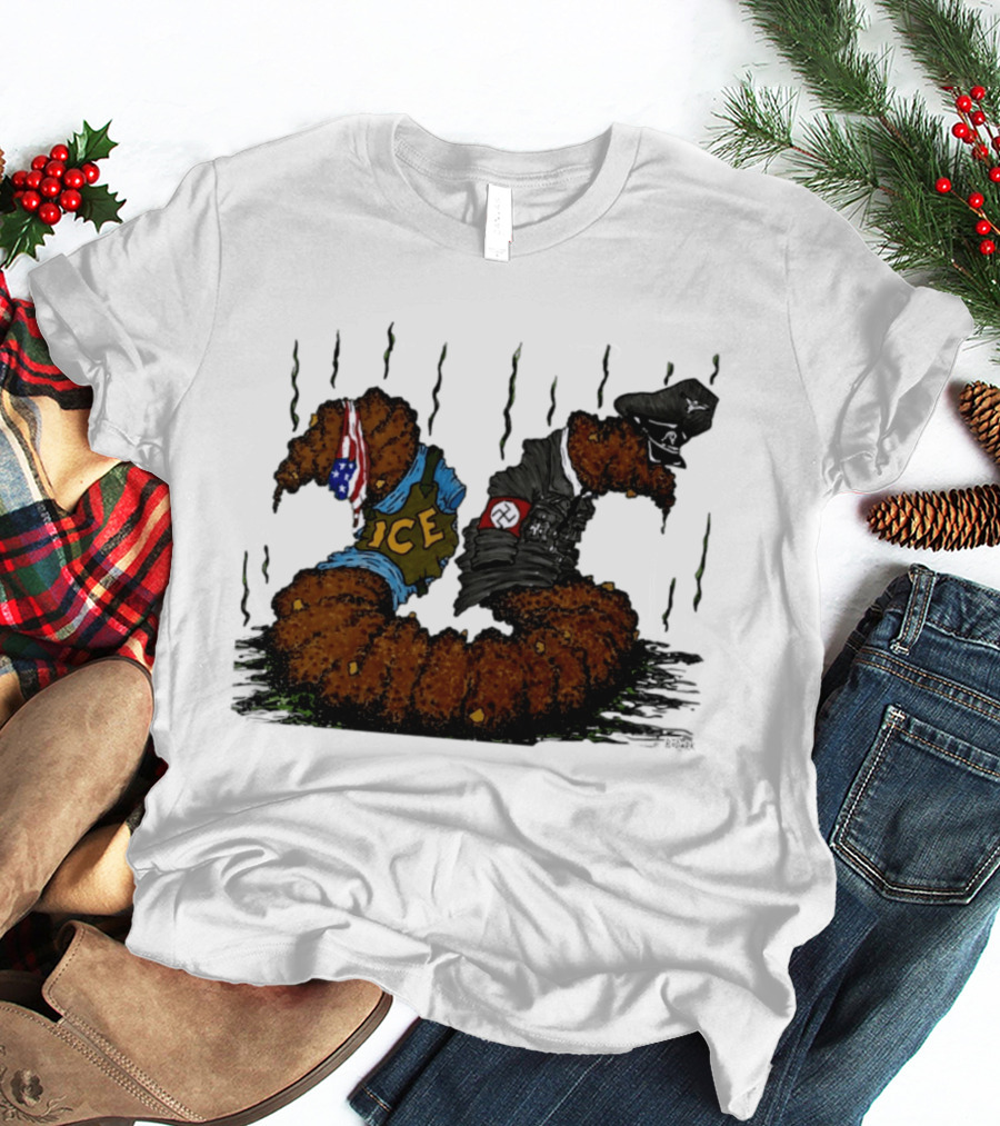 United States Immigration ICE And Nazi Germany Comparison Symbolism T-Shirt