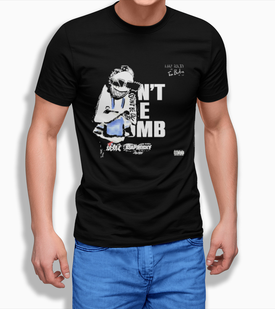 ASAP Rocky X Tim Burton Don't Be Dumb Collaboration T-Shirt