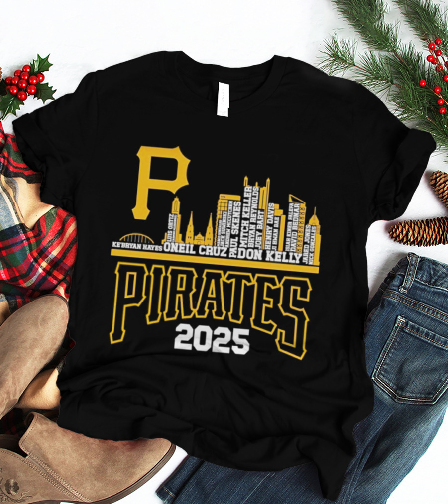 Pittsburgh Pirates City Skyline 2025 T-Shirt
