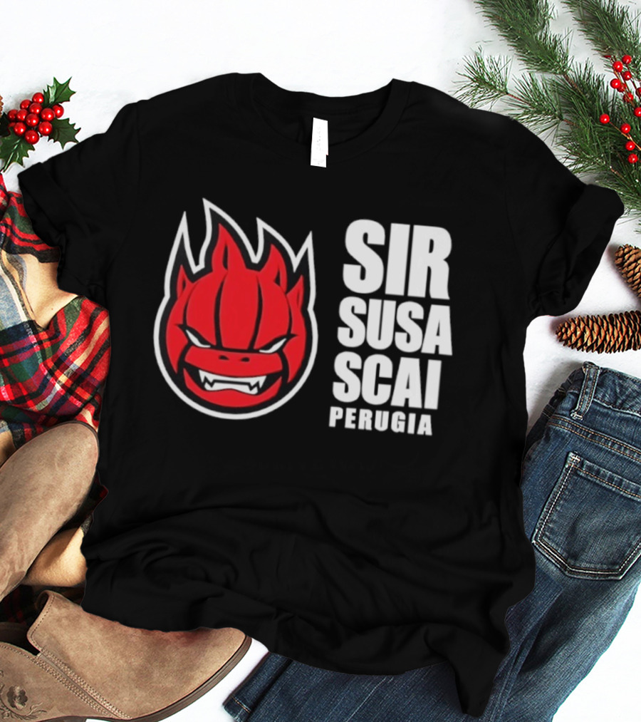 Sir Susa Scai Perugia Fierce Flames T-Shirt