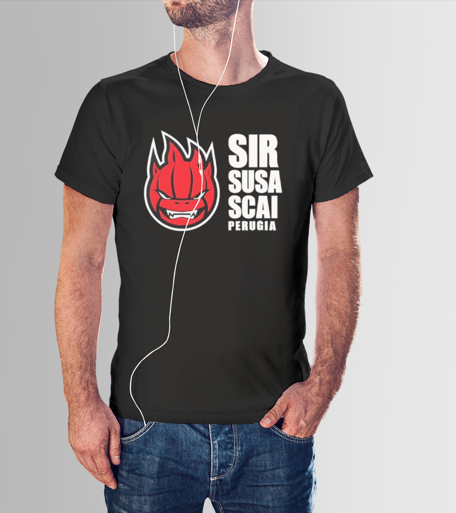 Sir Susa Scai Perugia Fierce Flames T-Shirt