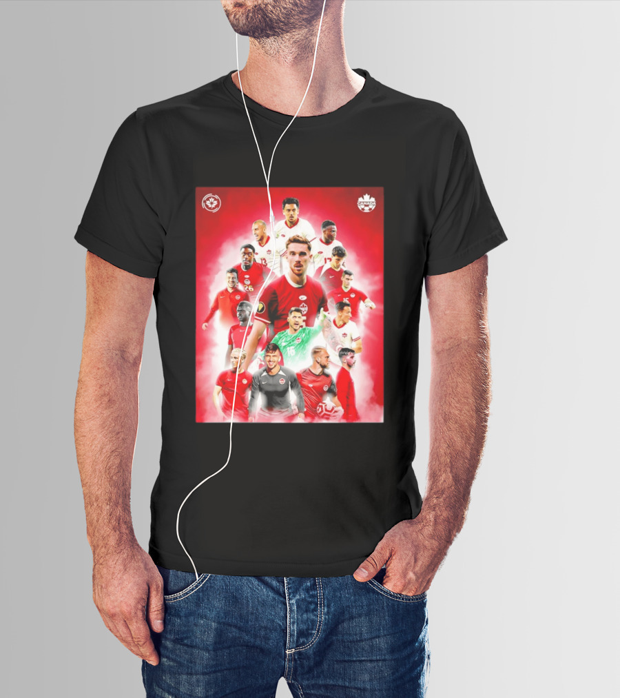 Canada's Team 2026 Men's National Soccer Team Players T-Shirt