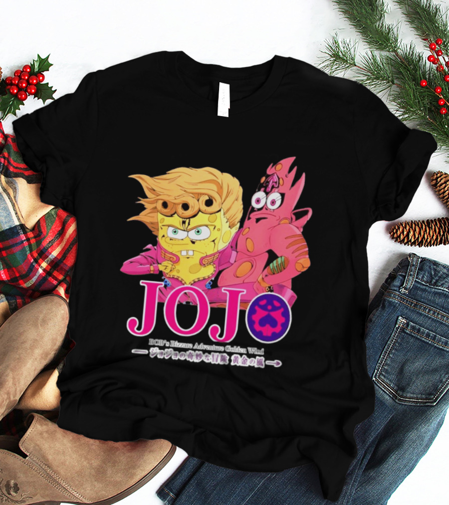 Jojo Giornobob Crossover Anime T-Shirt