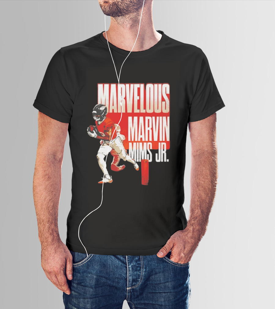 Marvelous Marvin Mims Jr Denver Broncos Football Star T-Shirt