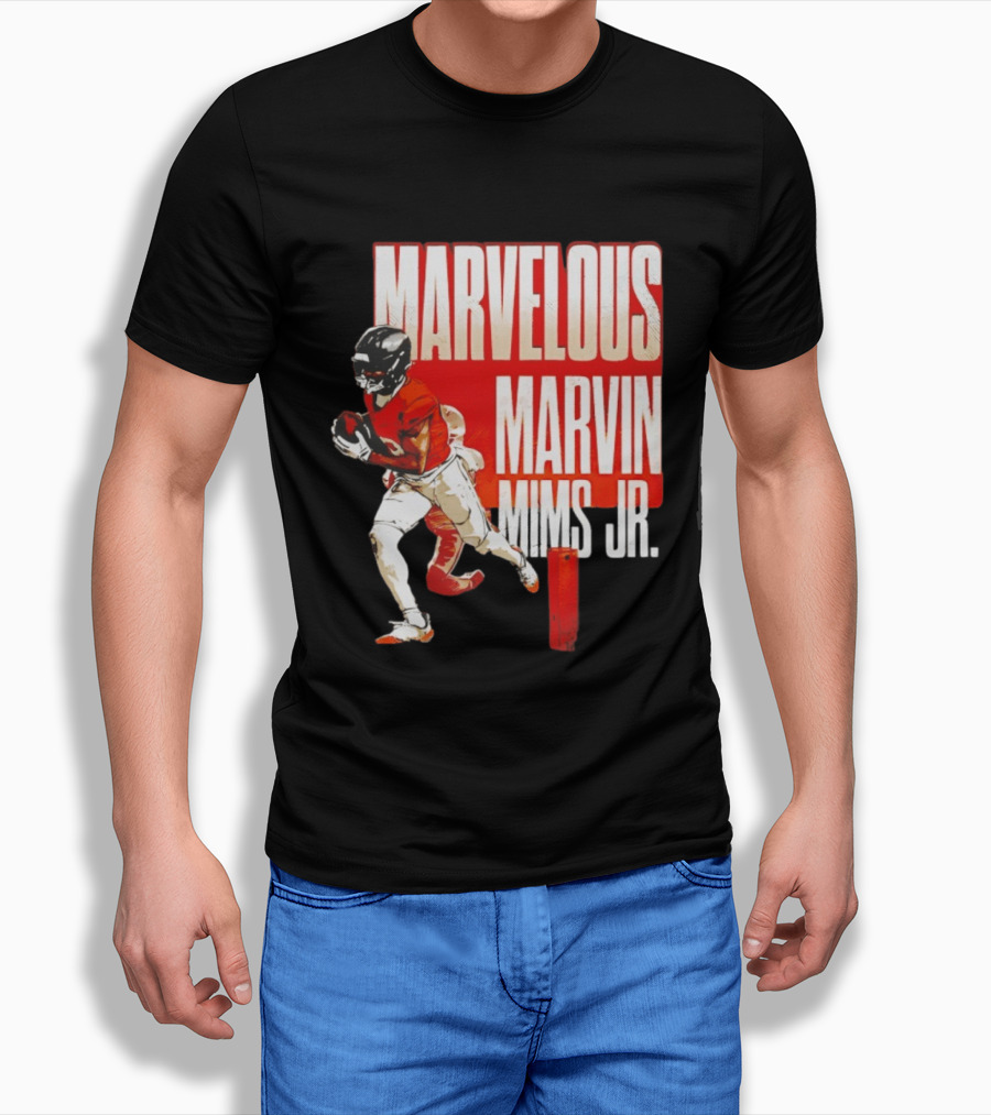 Marvelous Marvin Mims Jr Denver Broncos Football Star T-Shirt