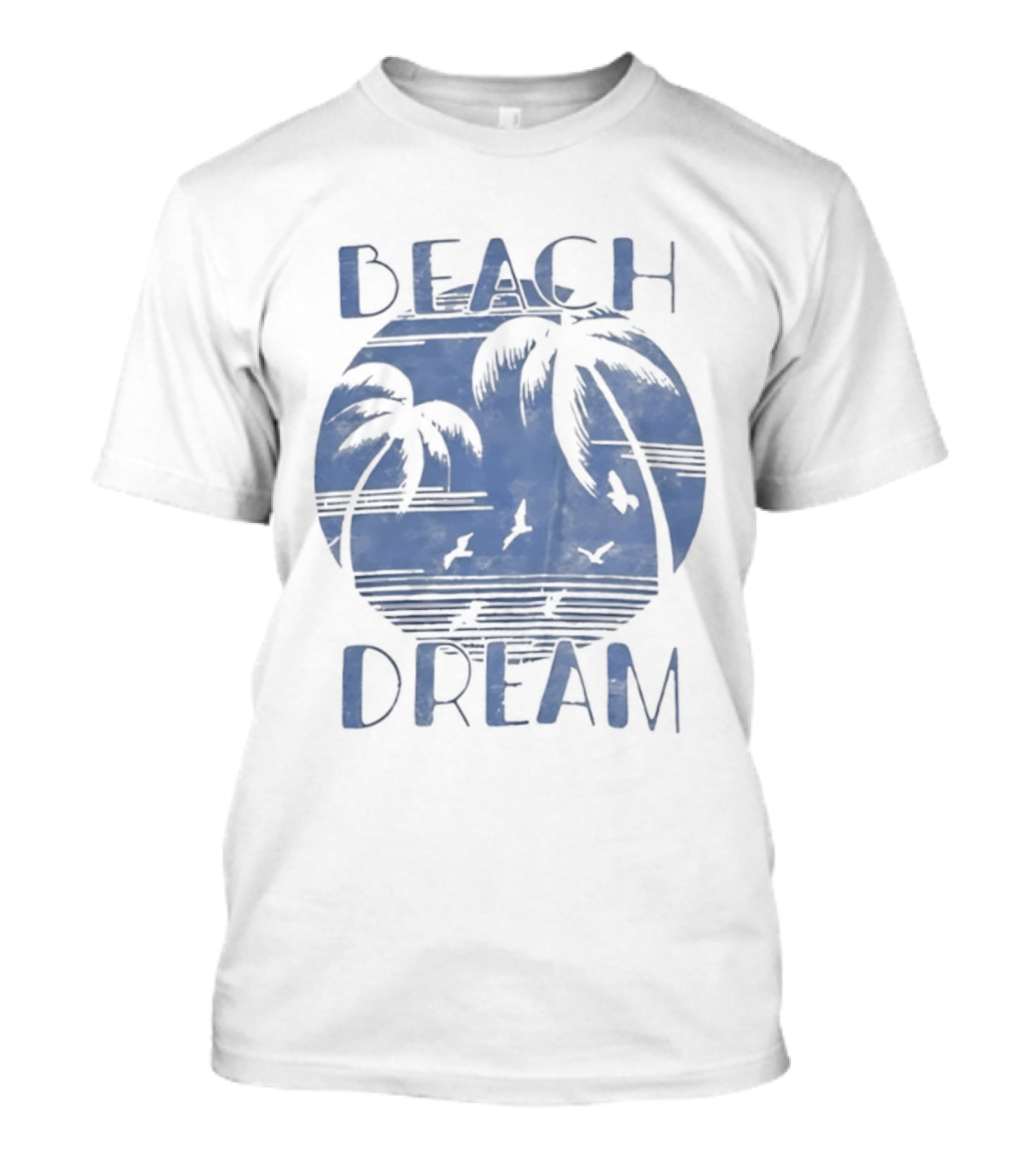 Beach Dream Palm Trees Ocean Vibes T-Shirt
