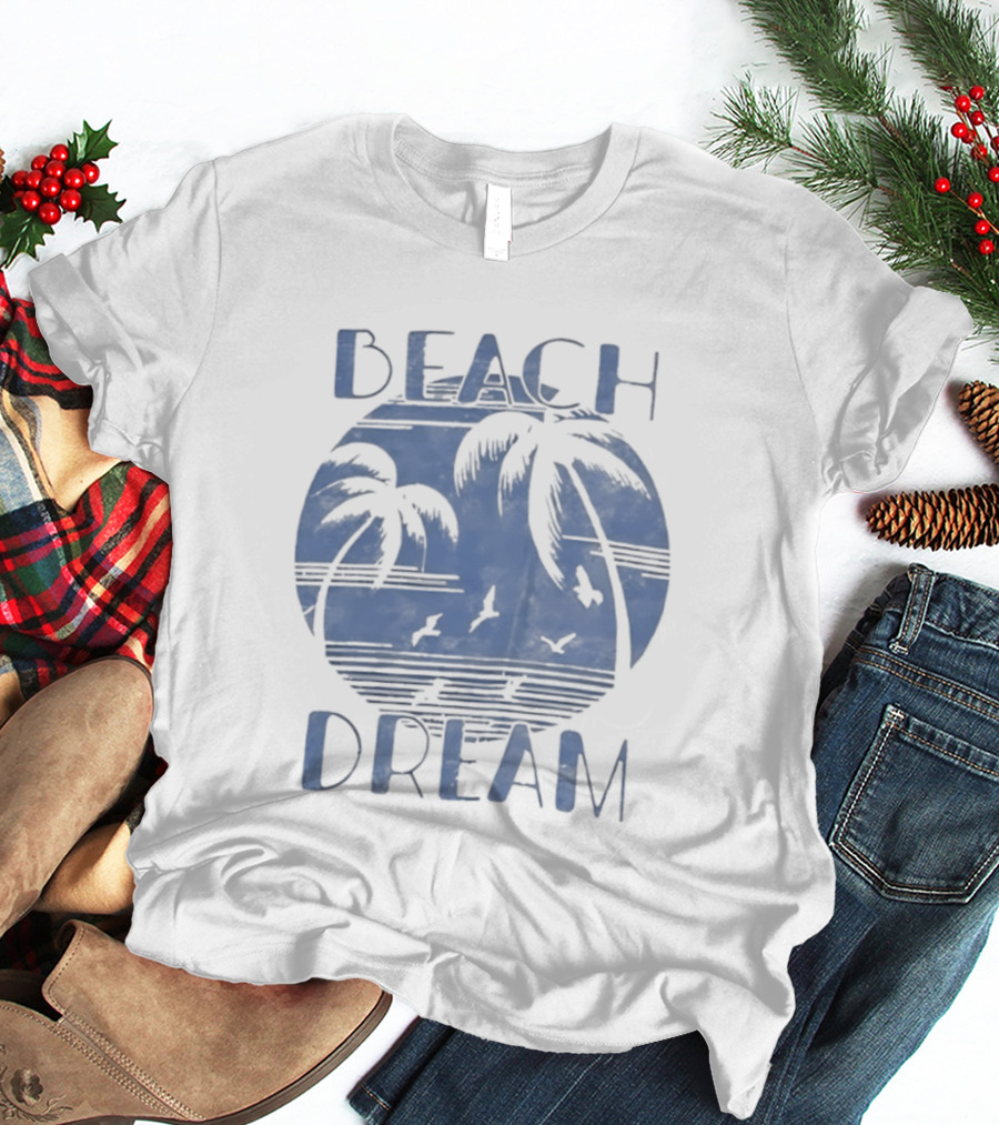 Beach Dream Palm Trees Ocean Vibes T-Shirt