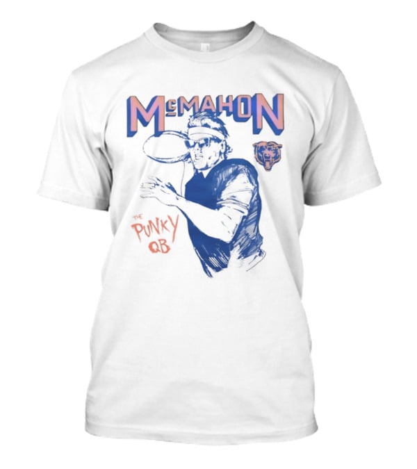 Jim McMahon Chicago Bears The Punky QB McMahon Bears T-Shirt