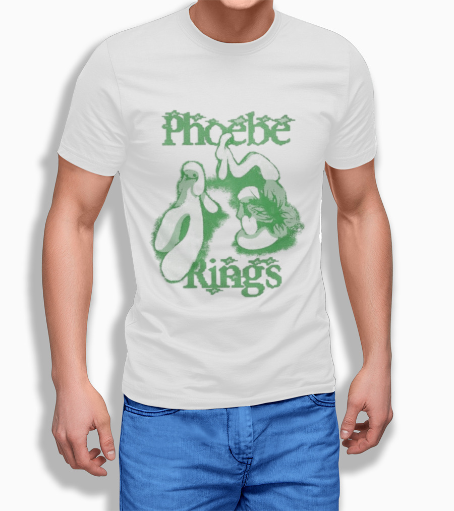 Phoebe Rings Limited Edition Tour Green Psychedelic T-Shirt