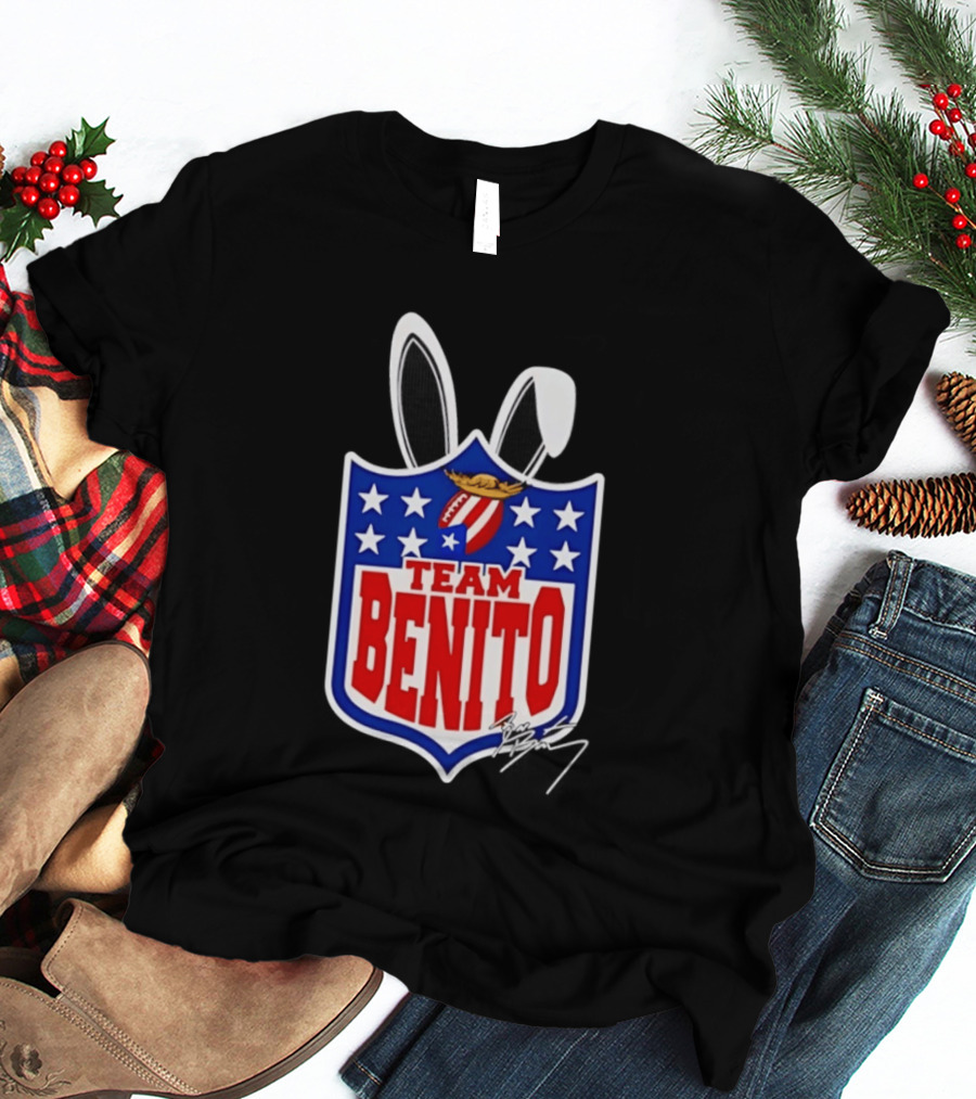 Team Benito Bad Bunny Stars Football T-Shirt