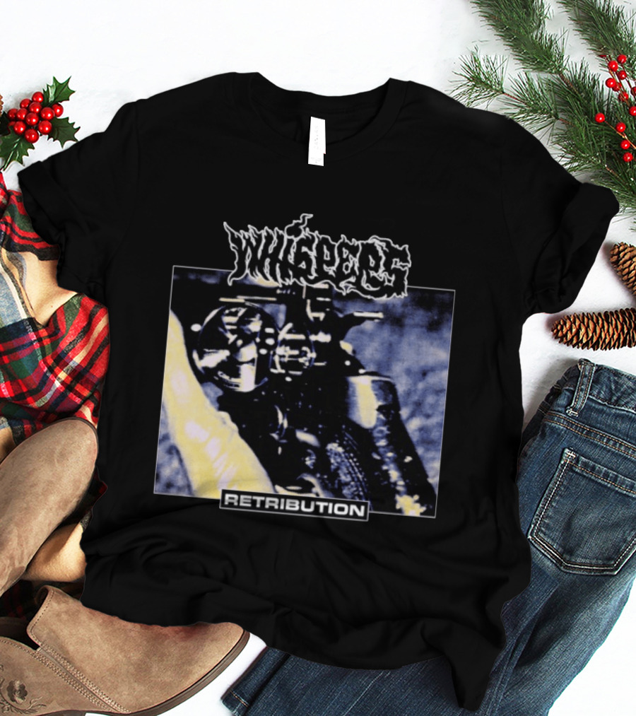 Whispers Retribution Motorcycle Engine T-Shirt