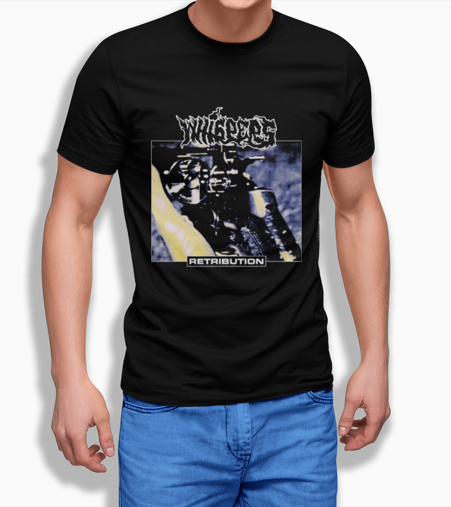 Whispers Retribution Motorcycle Engine T-Shirt