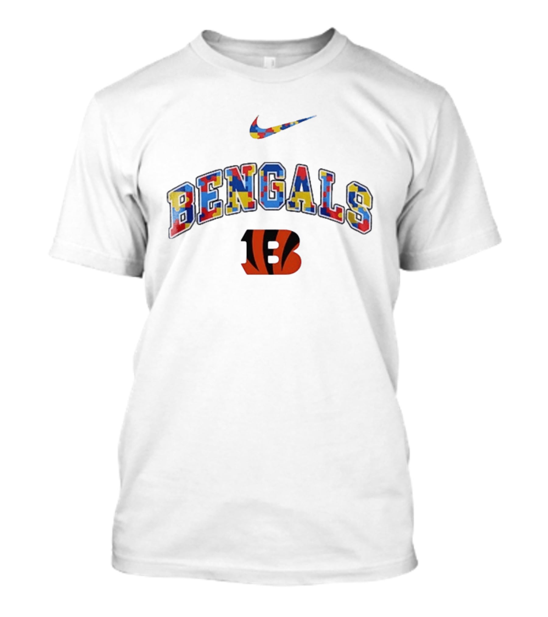 Bengals Nike Autism Awareness Accept Understand Love T-Shirt