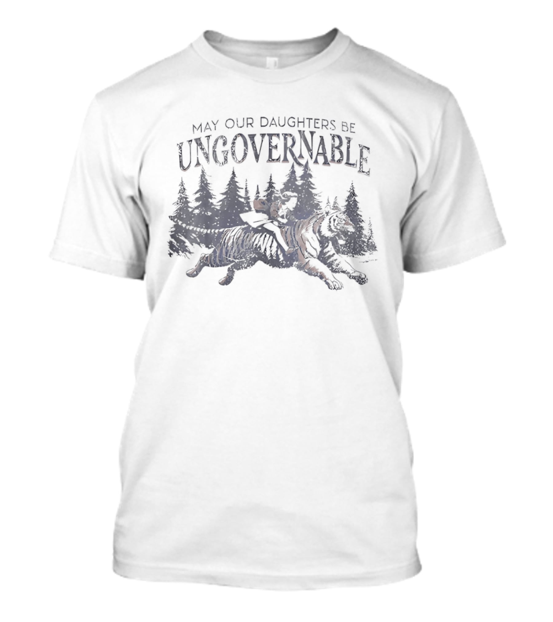 May Our Daughters Be Ungovernable Forest Wolf T-Shirt