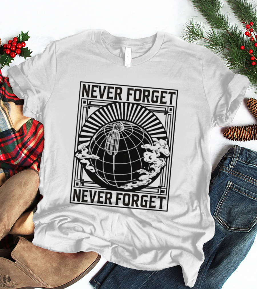 NEVER FORGET Nat Geo Globe SS T-Shirt