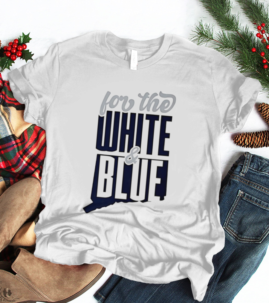 UConn Huskies For The White And Blue T-Shirt